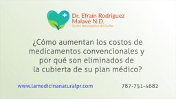 Costos medicamentos convencionales aumentan un 8% anualmente, opciones Medicina Naturopatica para pacientes