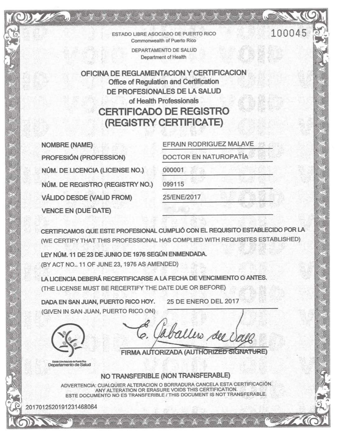 Certificado de Registro Doctor en Naturopatia (modificado)